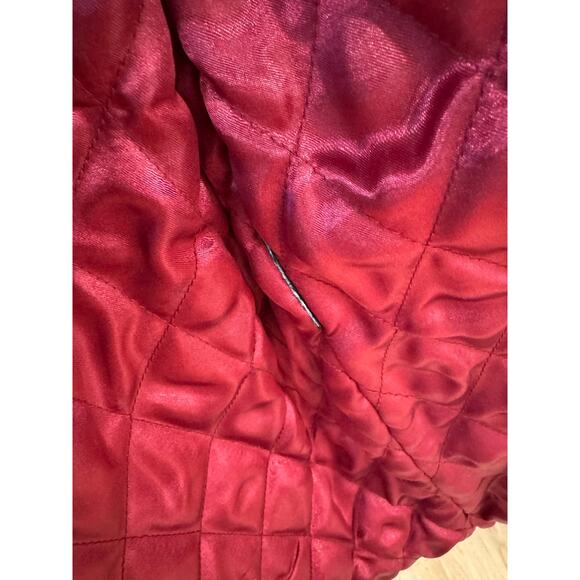 Vintage Red Excelled Collection Red Maroon Anorak Coat Size XL XXL - Picture 4 of 4